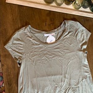 Olive Green Criss Cross Top